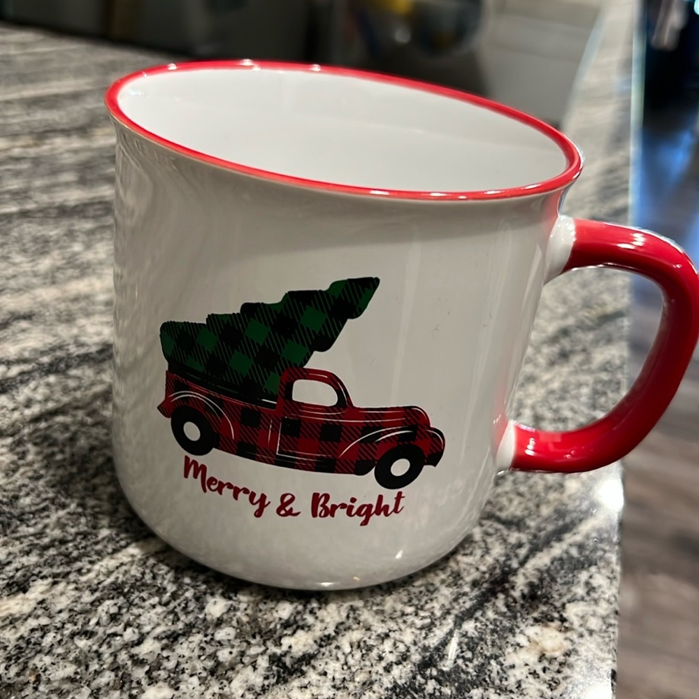 Christmas coffee cup